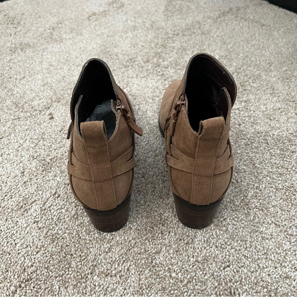 Cole Haan Tan Suede Ankle Booties - Picture 4 of 6